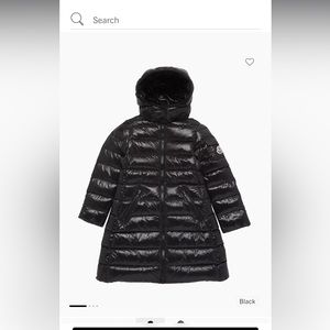 Little Girl Puffer Down Coat - Moncler